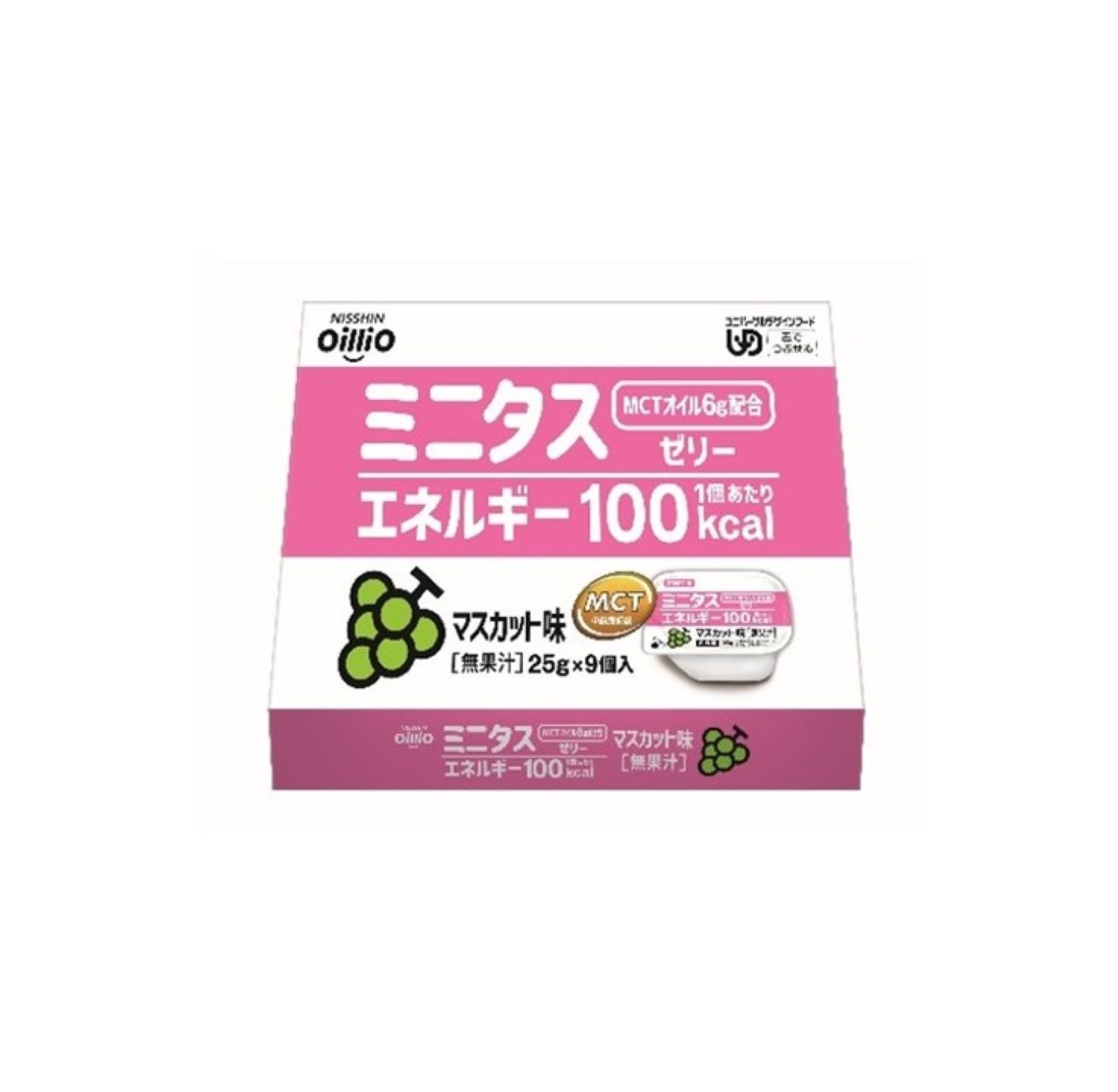ミニタス エネルギーゼリー マスカット味 [25g×9個入B] | 栄養補助食品