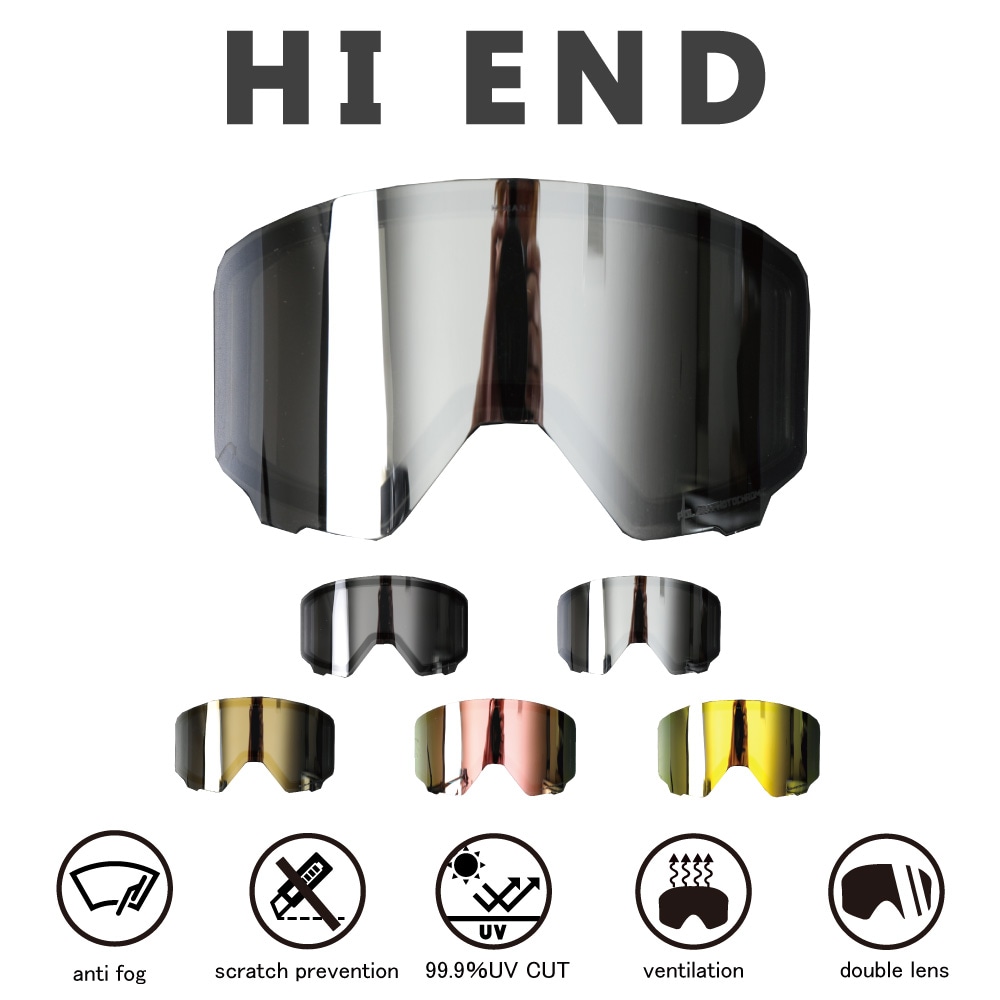 ベストスノーボード用 HIMASMANIA 未使用品 SPARE LENS HIEND MODEL/スペアレンズ HIEND モデル | - GOGGLE