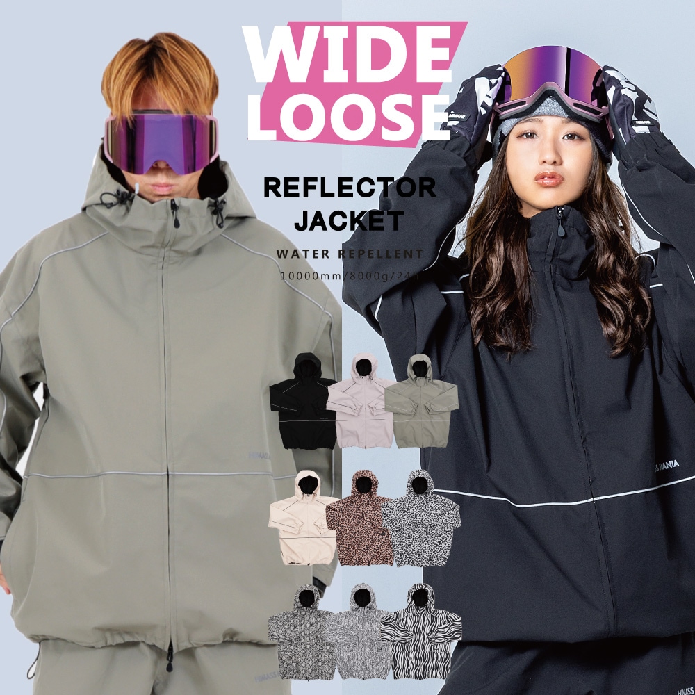たらちゃん　HIMANI スノーボードウェア　S Reflector Jacket/リフレクタージャケット snj-461 | - SNOW WEAR