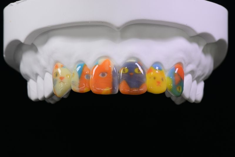6前歯 猫集団