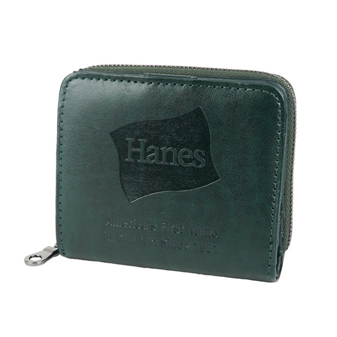 ラウンドファスナー二つ折り財布【Hanes/ヘインズ】｜e-mono（イーモノ）