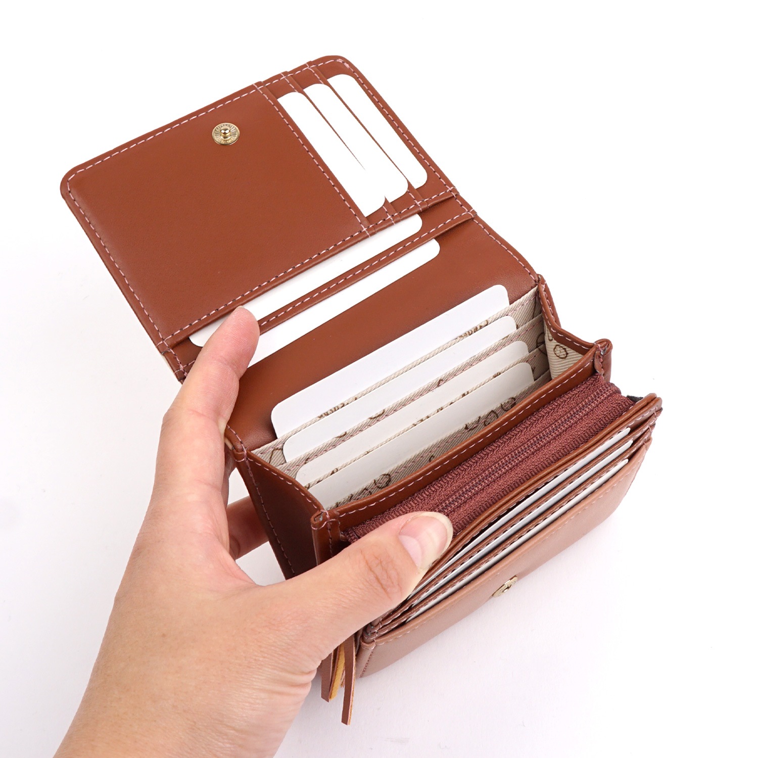 財布 二つ折り財布 レディース がま口 大人 向け キュート リサ