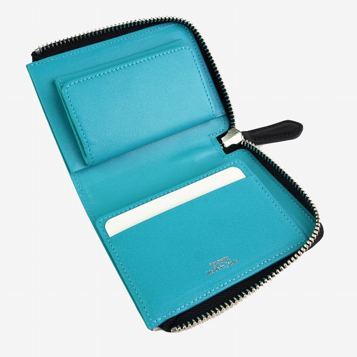 L字ファスナー 財布 鱗文 レディース メンズ 小さい財布 ミニ財布 二