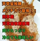 【送料不要】宝牧豚メンチカツ(冷凍)8個入り