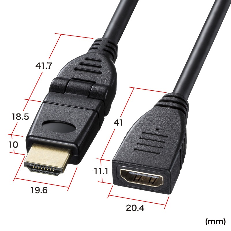 �ϥ����ԡ���HDMI��Ĺ�����֥�3D��ž���ͥ���1m KM-HD20-3DEN10N