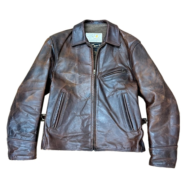 AERO LEATHER ホースハイド レザージャケット【38】木村拓哉着用 茶 AERO LEATHER ホースハイド レザージャケット【38】木村拓哉着用