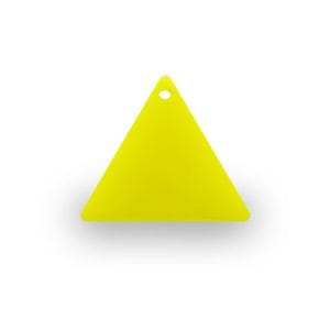 アクリルチャーム 三角形 3cm 厚さ2mm 選べる豊富なカラー アンシャンテラボ / アクセサリーパーツ さんかく 幾何学模様 ピアス イヤリング ブレスレットハンドメイド材料 レジン資材 【ゆうパケット対応】