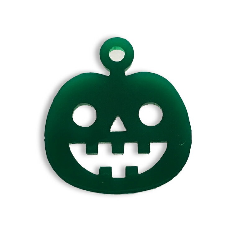 アクリルチャーム ジャック・オ・ランタン2・3cm 厚さ2mm 選べる豊富なカラー アンシャンテラボ / ハロウィン カボチャ パンプキン アクセサリーパーツ ピアス イヤリング ブレスレットハンドメイド材料 レジン資材【ゆうパケット対応】