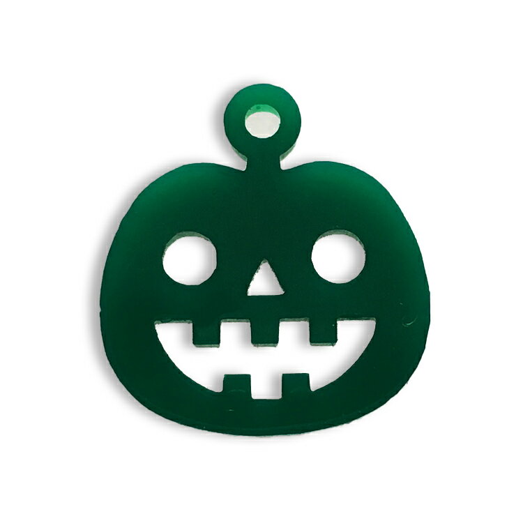 アクリルチャーム ジャック・オ・ランタン2・5cm 厚さ2mm 選べる豊富なカラー アンシャンテラボ / ハロウィン カボチャ パンプキン アクセサリーパーツ ピアス イヤリング ブレスレットハンドメイド材料 レジン資材【ゆうパケット対応】 】