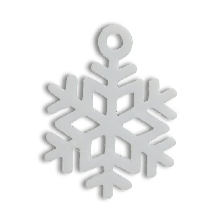 アクリルチャーム 雪の結晶2・5cm 厚さ2mm 選べる豊富なカラー アンシャンテラボ / スノーフレーク snowflake 冬 クリスマス アクセサリーパーツ ピアス イヤリング ブレスレットハンドメイド材料 レジン資材【ゆうパケット対応】