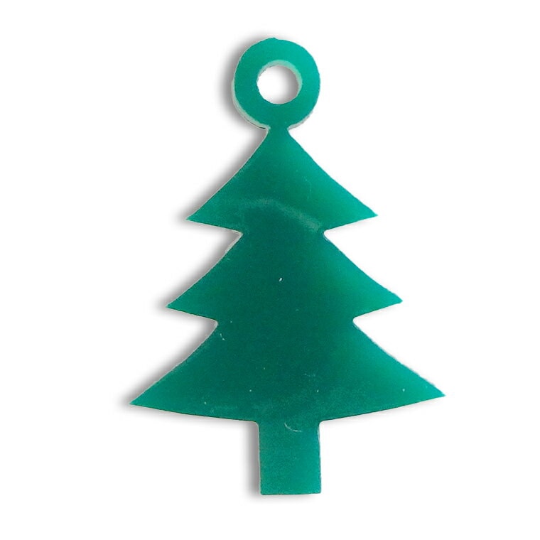 アクリルチャーム クリスマスツリー 5cm 厚さ2mm 選べる豊富なカラー アンシャンテラボ / もみの木 アクセサリーパーツ ピアス イヤリング ブレスレットハンドメイド材料 レジン資材【ゆうパケット対応】