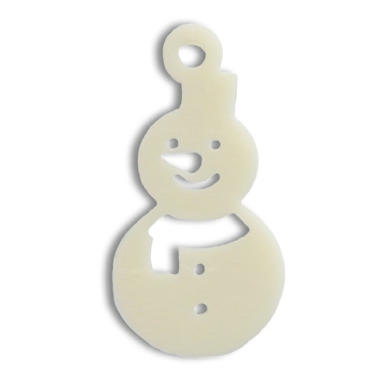 アクリルチャーム 雪だるま 5cm 厚さ2mm 選べる豊富なカラー アンシャンテラボ / スノーマン クリスマス 冬 アクセサリーパーツ ピアス イヤリング ブレスレットハンドメイド材料 レジン資材【ゆうパケット対応】