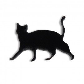 2cm アクリルレジン台 猫7 猫歩き 厚さ:2mm 選べる豊富なカラー アンシャンテラボ / アクセサリーパーツ 猫 ピアス イヤリング ブレスレット ハンドメイド材料 レジン資材 プレゼント 飾り