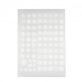 レジン封入用 コラージュフィルム 小さな雪の結晶 1個入/ スノーフレーク スノークリスタル snowflake snowcrystal 飾り 透明シート 手作りグッズ 雑貨 ファッション 装飾 アロ