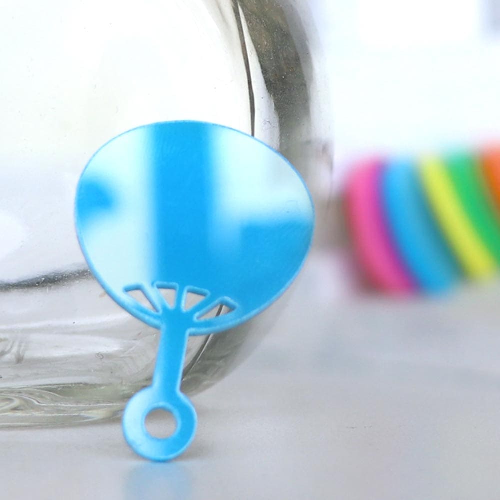 アクリルチャーム 下に穴がある うちわ 5cm 厚さ2mm 選べる豊富なカラー アンシャンテラボ / 団扇 和風 和柄 夏 祭り 休み 思い出 納涼 日本 かわいい アクセサリーパーツ ピアス イヤリング キーホルダー ハンドメイド材料 レジン資材 【ゆうパケット対応】