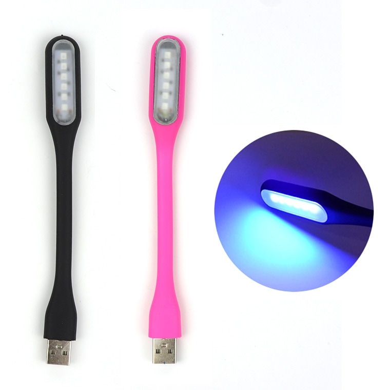 UVレジン用 くねくねLED UVライト 405nm 1.2W 全2色 1本入 / USB対応