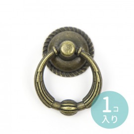 【B品】穴なし 21mm アンティーク風 取っ手 亜鉛合金 1個入 / ビス穴なし 土台にビス穴なし カルトナージュ クラフト ハンドル アンティークゴールド ブロンズ つまみ 取手 とりて 把手 は