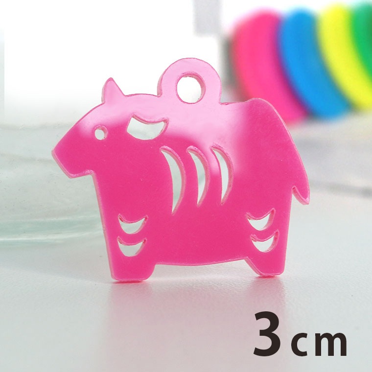 アクリルチャーム 干支飾り うし 3cm 厚さ2mm 選べる豊富なカラー アンシャンテラボ / 牛 丑 ウシ 干支 十二支 お正月 縁起物 和風 和柄 飾り アクセサリーパーツ ピアス イヤリング キーホルダー ハンドメイド材料 レジン資材 【ゆうパケット対応】