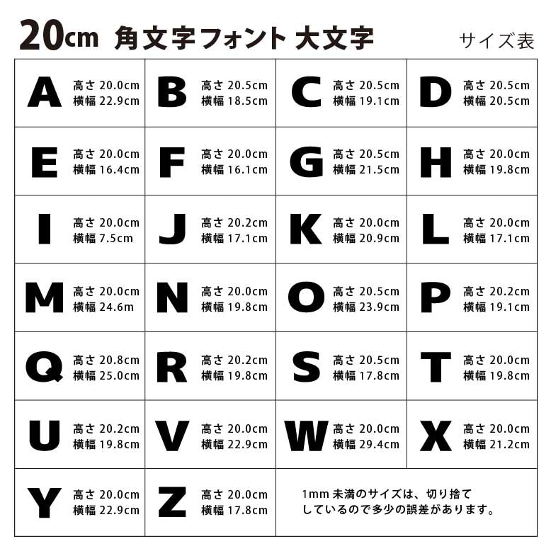 アクリル製 蛍光 切り抜き文字 アルファベット 20cm アンシャンテラボ