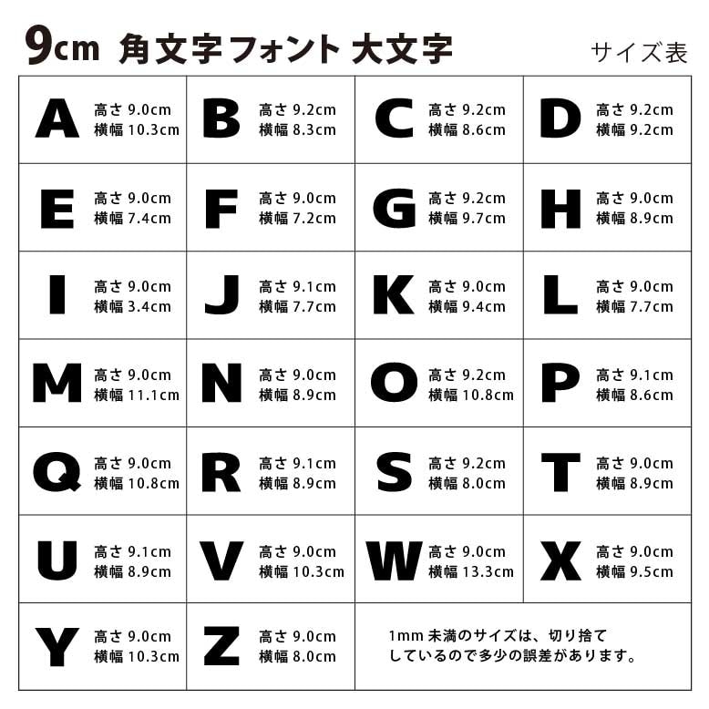 木製 焼桐 切り抜き文字 アルファベット 9cm アンシャンテラボ