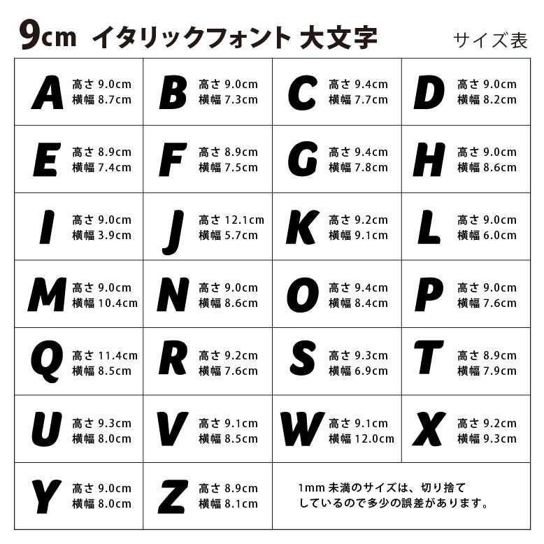 木製 焼桐 切り抜き文字 アルファベット 9cm アンシャンテラボ