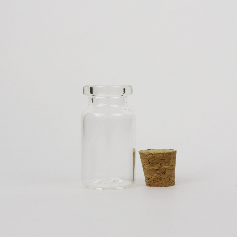 値下げします！未開封！ビンとコルク栓 240個 1個入 22mm×40mm Φ12.5mm ガラス小瓶 コルク栓 / コルク瓶 ミニボトル