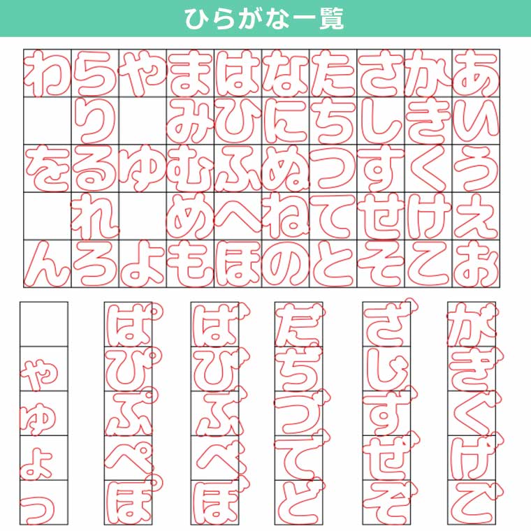 アクリル製 パステル 切り抜き文字 ひらがな 14cm アンシャンテラボ