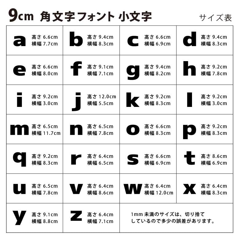 木製 切り抜き文字 アルファベット小文字 9cm アンシャンテラボ