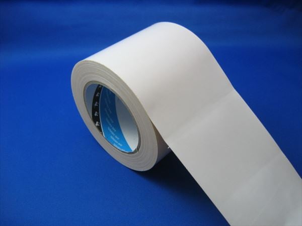 寺岡 1605 カラー布粘着テープ 100mmX25m 白・ホワイト | 包装用テープ