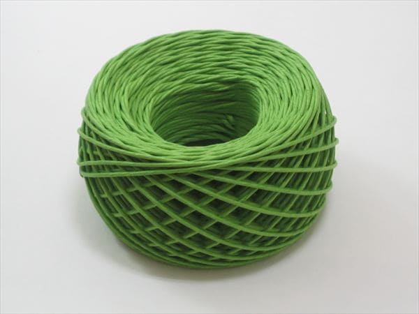カラー紙ひも 若葉（黄緑） 1.3mmX50m巻 | 梱包・包装資材,PPひも