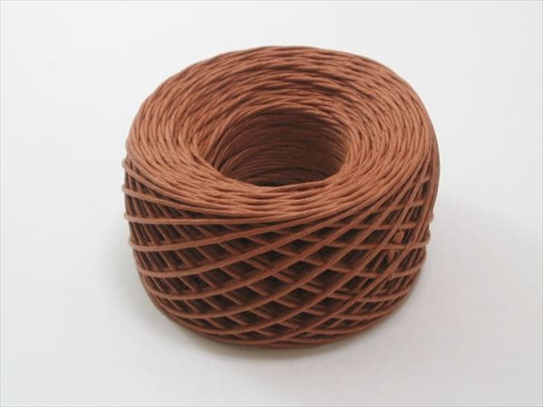 カラー紙ひも 茶色（ブラウン） 1.3mmX50m巻 | 梱包・包装資材,PPひも