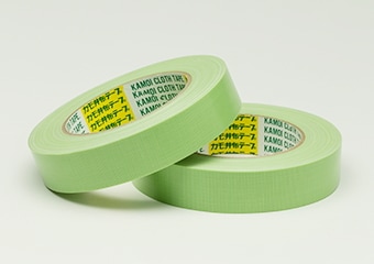 カモ井 6800 吹付塗装用布養生テープ ミドリ 25mmX25m 1箱 60巻入