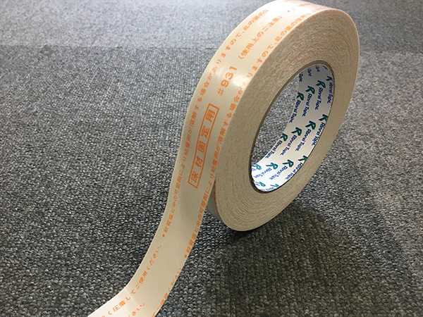 リンレイ 931 床固定用布両面テープ 25mmX25m 1箱 40巻入 | 工業用