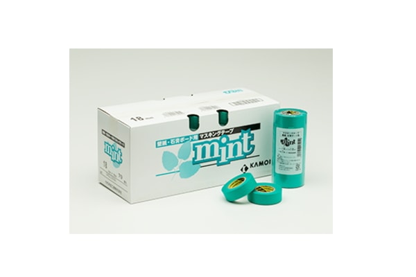 カモ井加工紙 ミント 弱粘着マスキングテープ 50mmx18m 1箱 20巻入