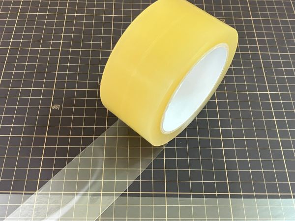 キラックス BB53 つや消しビニールテープ 50mmX30m 透明 1箱 30巻入