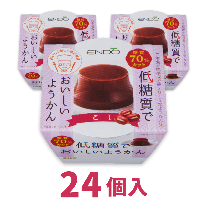 流行 遠藤製餡 90g 24個セット こし 低糖質でおいしいようかん その他