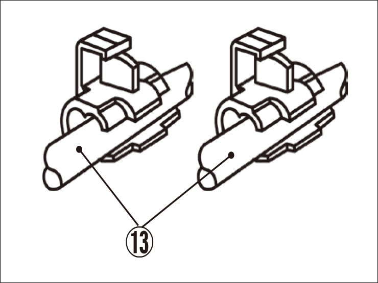 13.エレクトロタップ[グリップヒーター：補修部品]