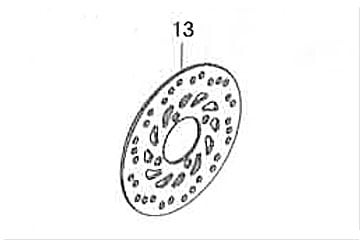 GROM グロム ディスク　リヤーブレーキ