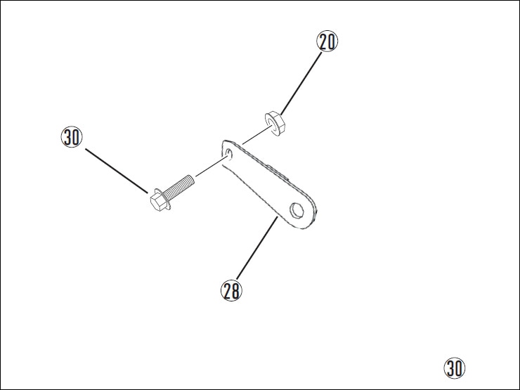 【レース専用】 28.OIL CUP STAY [4ポジションバックステップキット(EC09650KYJRA12）：補修部品]