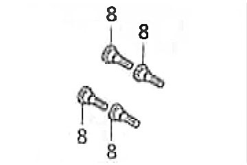 GROM グロム ボルト　ブレーキディスク