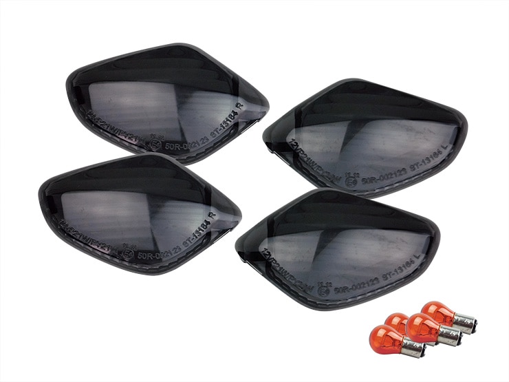 Grom グロム Crf250l Cbr400r Cb400f 400x Cbr650f Cb650f Nc700s X Nc750s X Integra Rc 71 レブル250 Rebel250 スモークウインカーレンズセット パーツ 電装系 ウインカー エンデュランス パーツカタログ