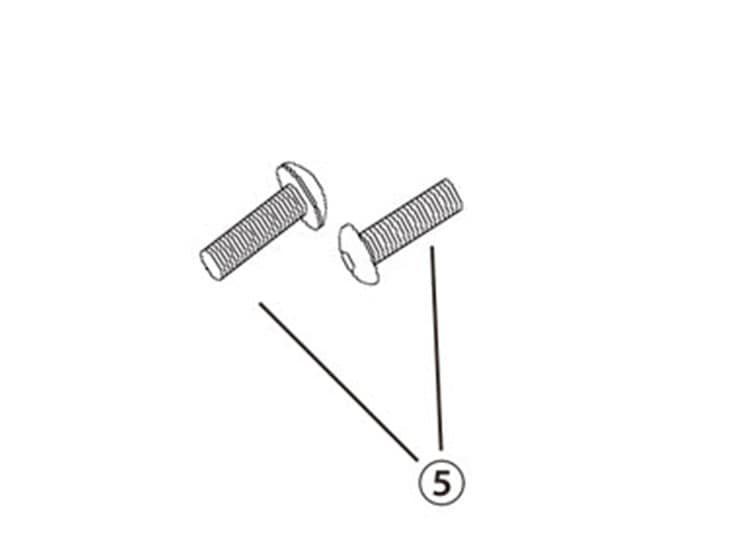 【レース専用】 5.BOLT FLANGE M8×50[バックステップキット(EF650K26J1)：補修部品]