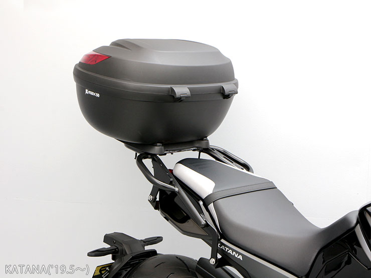 KATANA カタナ EK1AA GT79B タンデムグリップ付きリアキャリア＋リアボックスセット50L ブラック