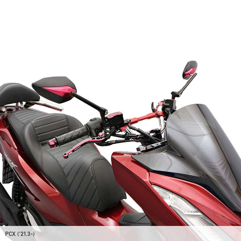 みらぱ　デッキパーツ バレンミラーメッキ/青レンズ スーパータクトAF09ジョーカースマート