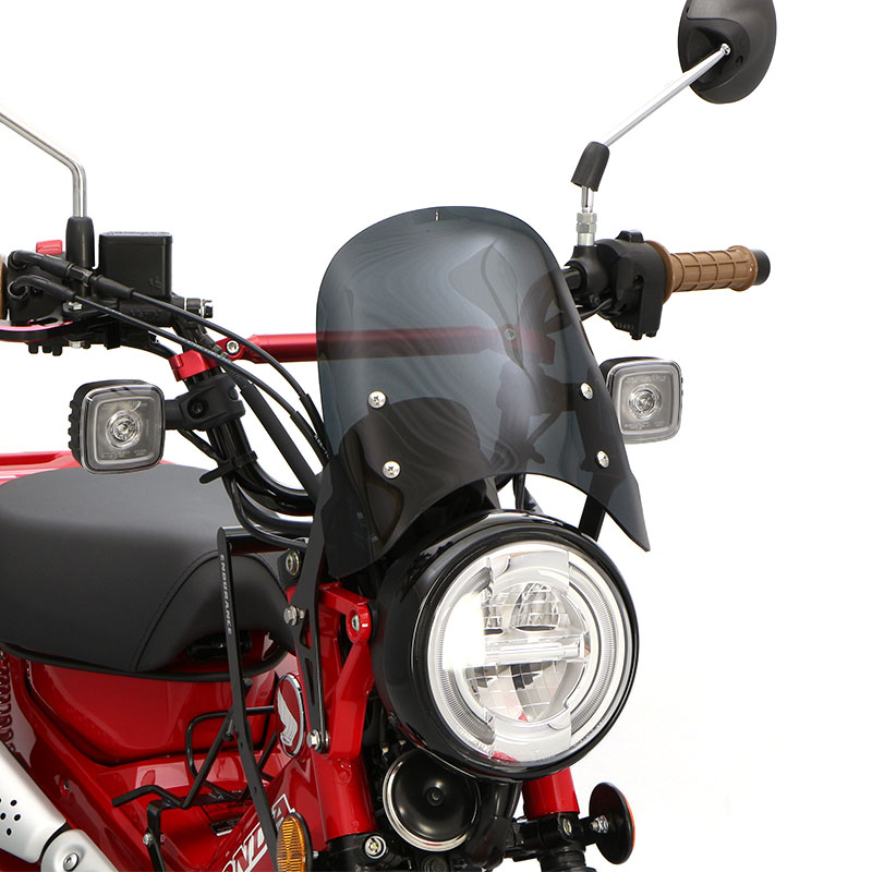 CT125 ハンターカブ JA55 JA65 メーターバイザーセット(スモーク)＋取り付けキット