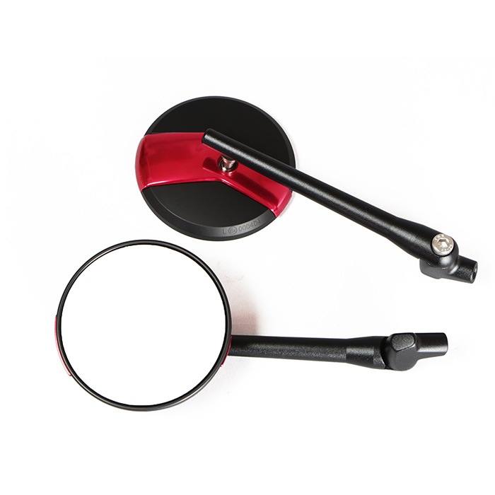 ラジカルミラー サークル (ブラック/レッド)