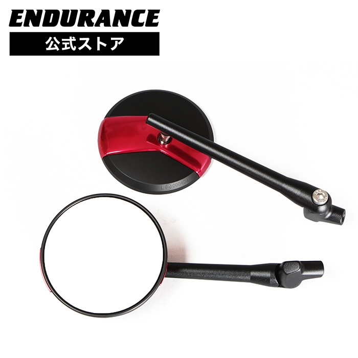 ラジカルミラー サークル (ブラック/レッド)