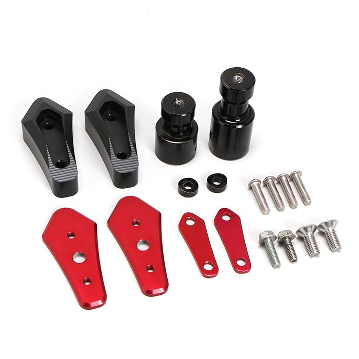 Ninja ZX-25R ZX-4R SE ZX-4RR エンジンスライダーセット(レッド) 