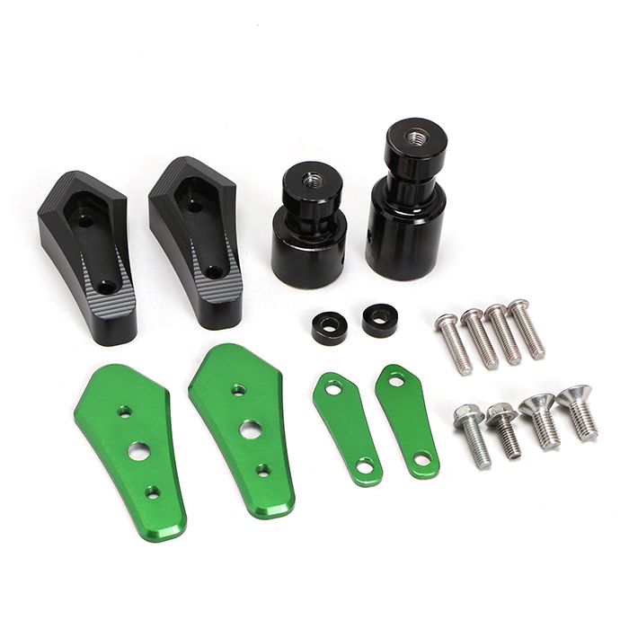 Ninja ZX-25R ZX-4R SE ZX-4RR エンジンスライダーセット(グリーン) 