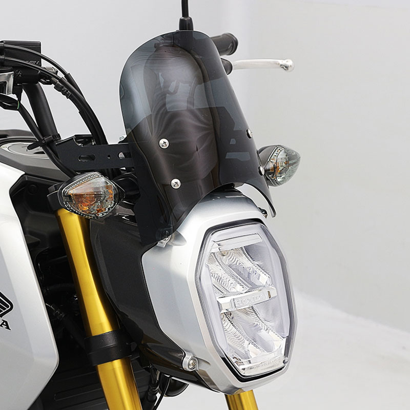 GROM グロム JC92 メーターバイザーセット(スモーク)＋取り付けキット